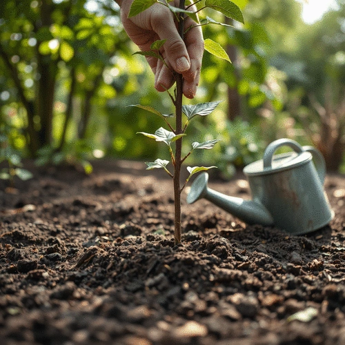 best practices for planting and caring for young trees